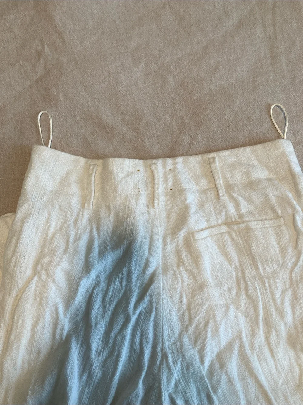 Forte Forte Women’s White Linen Casual Chinos